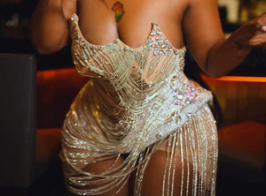 Capri Crystal Glam Dress