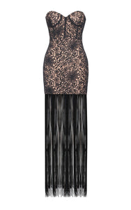 Luxe Glam Fringe Dress